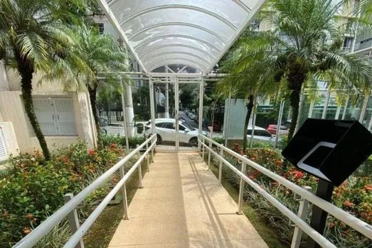 Área externa de apartamento para alugar com 2 quartos, 55m² em Bela Vista, São Paulo