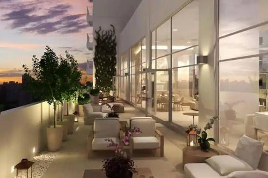 Área externa de apartamento para alugar com 2 quartos, 55m² em Bela Vista, São Paulo