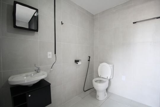 Banheiro  de apartamento para alugar com 2 quartos, 35m² em Vila Andrade, São Paulo