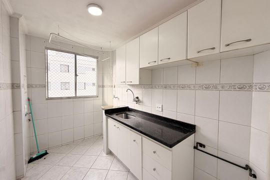 Cozinha de apartamento à venda com 3 quartos, 62m² em Vila Progresso, Jundiaí