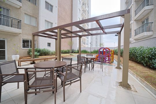 Área comum de apartamento para alugar com 2 quartos, 39m² em Vila Guilhermina, São Paulo
