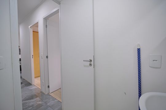 Banheiro de apartamento para alugar com 2 quartos, 39m² em Vila Guilhermina, São Paulo