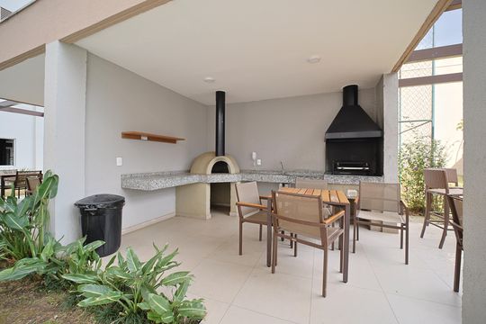 Área comum - Churrasqueira de apartamento para alugar com 2 quartos, 39m² em Vila Guilhermina, São Paulo