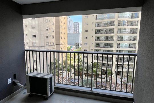 Varanda de apartamento para alugar com 1 quarto, 26m² em Moema, São Paulo