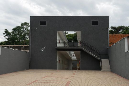 Fachada de kitnet/studio para alugar com 1 quarto, 12m² em Santa Cecilia, Paulínia