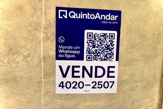 Placa de apartamento para alugar com 1 quarto, 35m² em Flamengo, Rio de Janeiro
