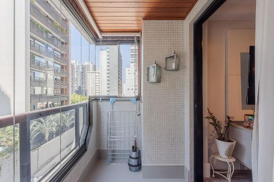 Varanda de apartamento à venda com 3 quartos, 86m² em Pinheiros, São Paulo