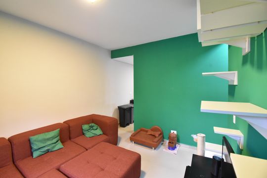 Sala 2 de casa de condomínio à venda com 3 quartos, 110m² em Cachoeira, Curitiba