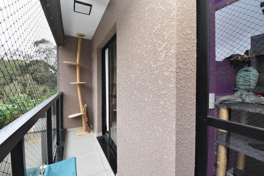 Sacada de casa de condomínio à venda com 3 quartos, 110m² em Cachoeira, Curitiba
