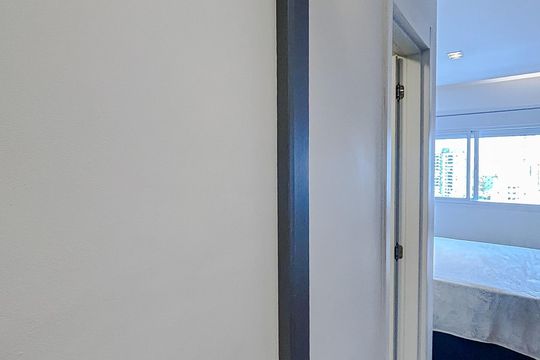 Closet da suíte de apartamento à venda com 1 quarto, 66m² em Parque São Jorge, São Paulo