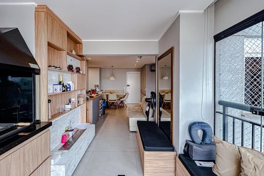 Varanda de apartamento à venda com 1 quarto, 66m² em Parque São Jorge, São Paulo