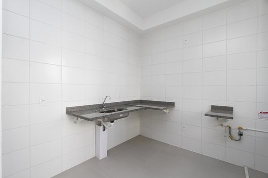 Cozinha de apartamento à venda com 2 quartos, 53m² em Palmeiras, Belo Horizonte