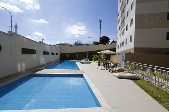 Área comum - Piscina de apartamento à venda com 2 quartos, 53m² em Palmeiras, Belo Horizonte