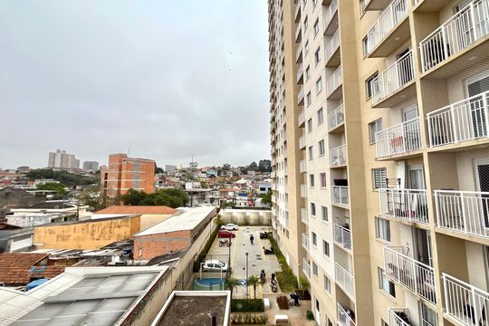Vista da Varanda de apartamento à venda com 1 quarto, 25m² em Jardim Itacolomi, São Paulo