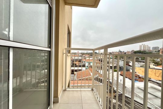 Varanda de apartamento à venda com 1 quarto, 25m² em Jardim Itacolomi, São Paulo