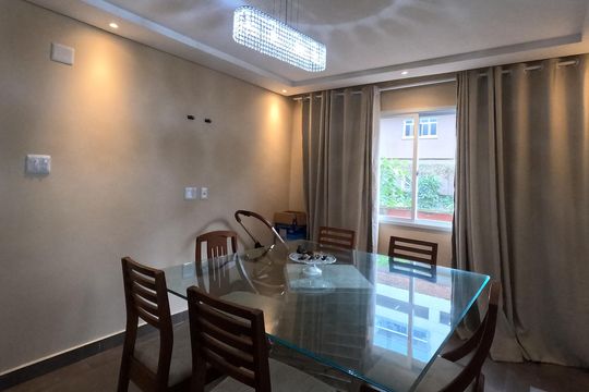 Sala de jantar - 1º Piso de casa para alugar com 3 quartos, 210m² em Boqueirão, Santos
