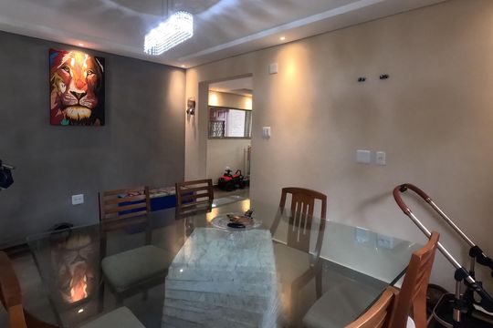 Sala de jantar - 1º Piso de casa para alugar com 3 quartos, 210m² em Boqueirão, Santos