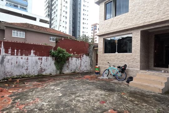 Garagem - Três Vagas de casa para alugar com 3 quartos, 210m² em Boqueirão, Santos