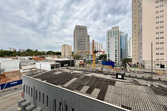 Vista  de apartamento para alugar com 1 quarto, 38m² em Santo Amaro, São Paulo