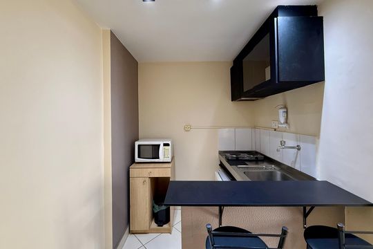 Cozinha  de apartamento para alugar com 1 quarto, 38m² em Santo Amaro, São Paulo