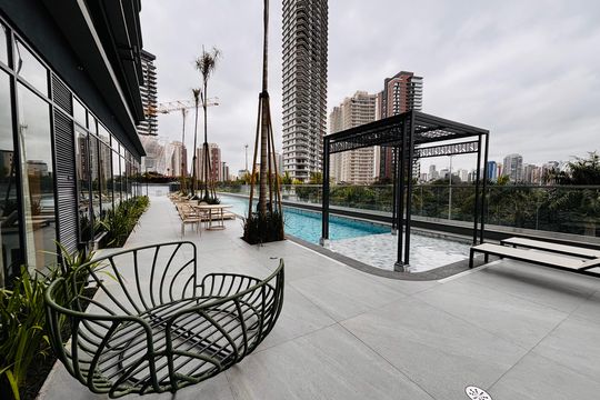 Área comum - Piscina de apartamento à venda com 3 quartos, 386m² em Alphaville Comercial, Barueri