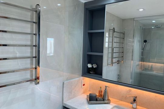 Banheiro de apartamento à venda com 3 quartos, 87m² em Santo Amaro, São Paulo