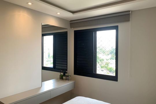Quarto de apartamento à venda com 3 quartos, 87m² em Santo Amaro, São Paulo