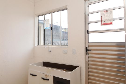 Cozinha de kitnet/studio para alugar com 1 quarto, 16m² em Jardim Camargo Novo, São Paulo