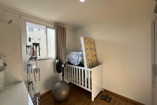Quarto 1 de apartamento para alugar com 2 quartos, 50m² em Pindorama, Contagem