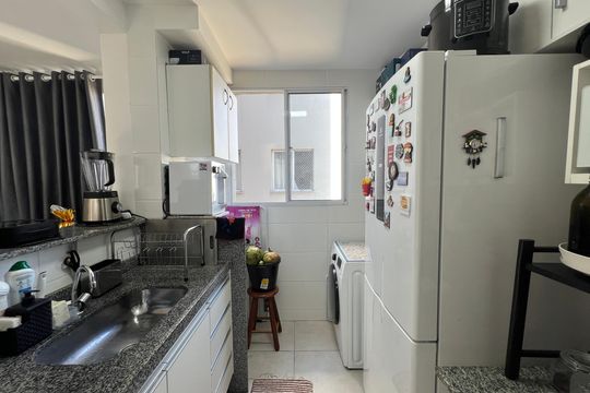 Cozinha de apartamento para alugar com 2 quartos, 50m² em Pindorama, Contagem
