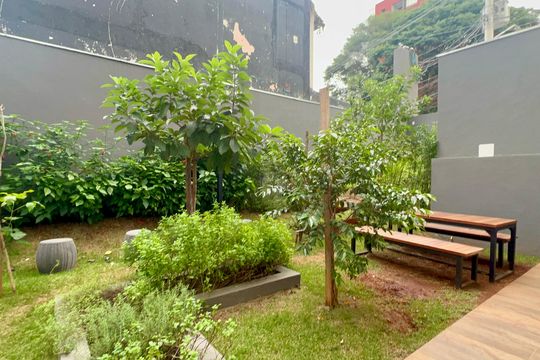 Área comum de apartamento à venda com 1 quarto, 37m² em Pinheiros, São Paulo