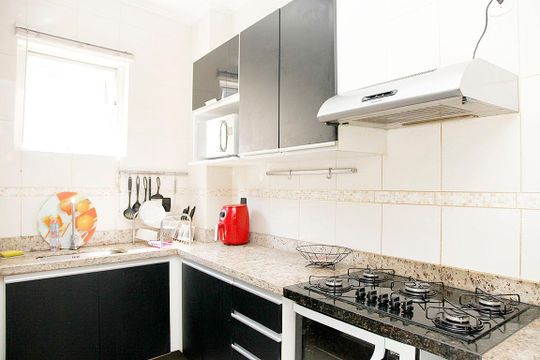 Cozinha de apartamento à venda com 3 quartos, 99m² em Centro Histórico, Porto Alegre