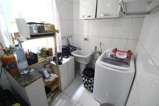 Área de Serviço de apartamento à venda com 2 quartos, 62m² em Taquara, Rio de Janeiro