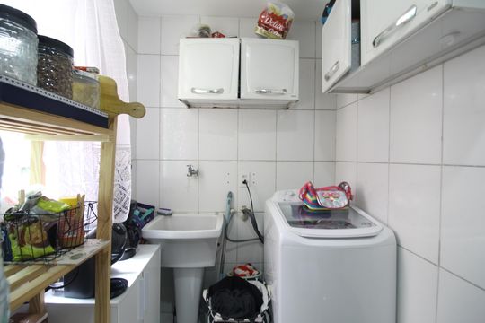 Área de Serviço de apartamento à venda com 2 quartos, 62m² em Taquara, Rio de Janeiro