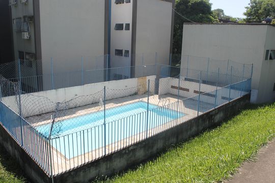 Área comum - Piscina de apartamento para alugar com 2 quartos, 60m² em Mutondo, São Gonçalo