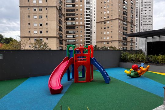 Área comum - Playground de apartamento para alugar com 2 quartos, 64m² em Alphaville Empresarial, Barueri