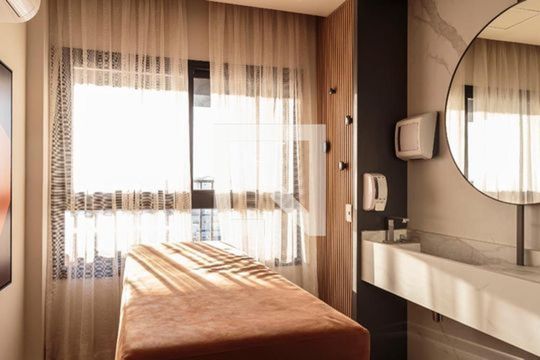Área comum de apartamento à venda com 1 quarto, 24m² em Indianópolis, São Paulo