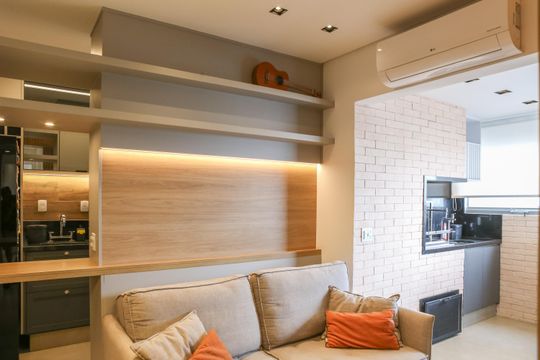 Sala de apartamento à venda com 2 quartos, 67m² em Barra Funda, São Paulo