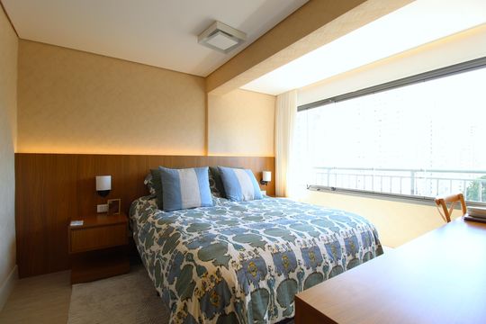 Quarto Suíte de apartamento para alugar com 1 quarto, 50m² em Planalto Paulista, São Paulo