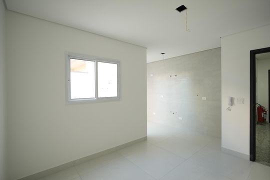 Sala de apartamento à venda com 2 quartos, 54m² em Vila Pires, Santo André