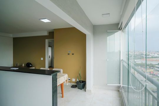 Varanda de apartamento à venda com 2 quartos, 55m² em Vila Mussolini, São Bernardo do Campo
