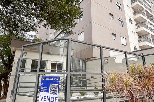 Fachada + plaquinha de apartamento à venda com 2 quartos, 55m² em Vila Mussolini, São Bernardo do Campo
