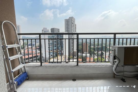 Varanda de kitnet/studio à venda com 1 quarto, 23m² em Butantã, São Paulo