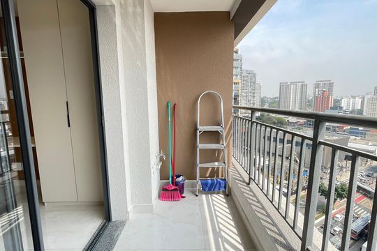 Varanda de kitnet/studio à venda com 1 quarto, 23m² em Butantã, São Paulo