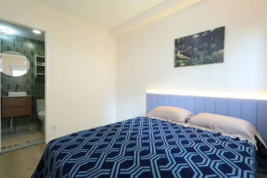 Quarto de apartamento para alugar com 1 quarto, 23m² em Barra Funda, São Paulo