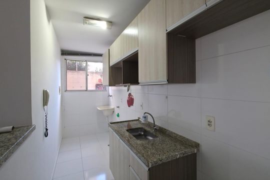 Cozinha de apartamento para alugar com 2 quartos, 44m² em Vila 31 de Março, Campinas