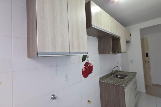 Cozinha de apartamento para alugar com 2 quartos, 44m² em Vila 31 de Março, Campinas