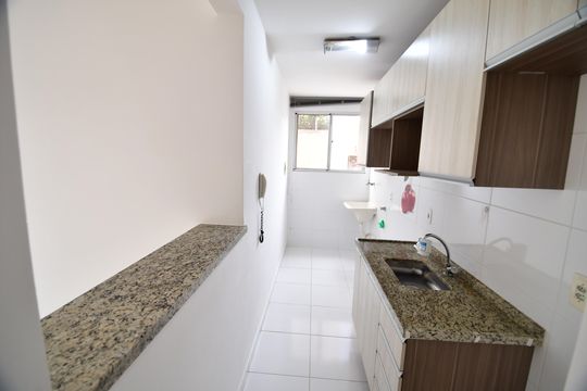 Cozinha de apartamento para alugar com 2 quartos, 44m² em Vila 31 de Março, Campinas