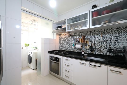Cozinha  de apartamento para alugar com 2 quartos, 71m² em Pompeia, São Paulo