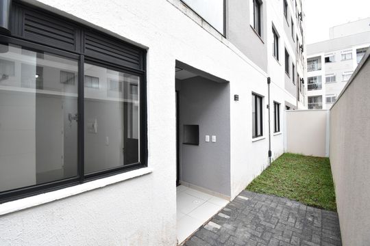 Varanda com churrasqueira de apartamento para alugar com 2 quartos, 60m² em Parque da Fonte, São José dos Pinhais